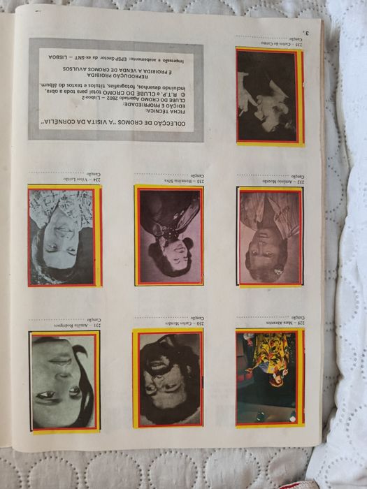 A VISITA DA CORNÉLIA (Caderneta Cromos) Completa