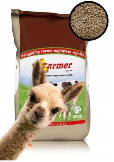 Premium Pasza dla alpak, lam i wielbłądów 25kg, Naturalne WITAMINY+MINERAŁY 3