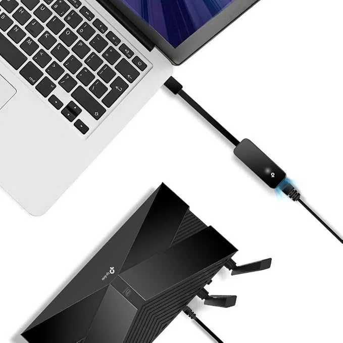 TP-Link UE306 USB 3.0 para Ethernet Gigabit RJ45 Adaptador LAN Laptop PC Nintendo Switch NOVO