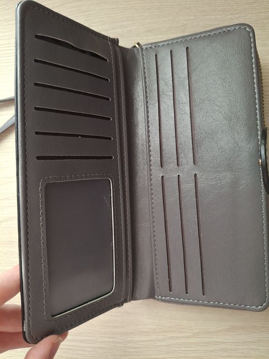 Nowy szary porfel damski