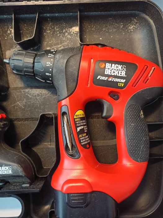BLACK & DECKER 3 в  1  шуроповерт лобзик шлифовальная машина с кейсом
