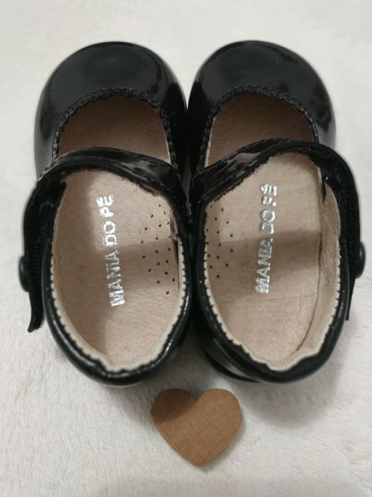 Sapatos de Cerimónia bebé menina, 18, MANIA DO PÉ, novos.