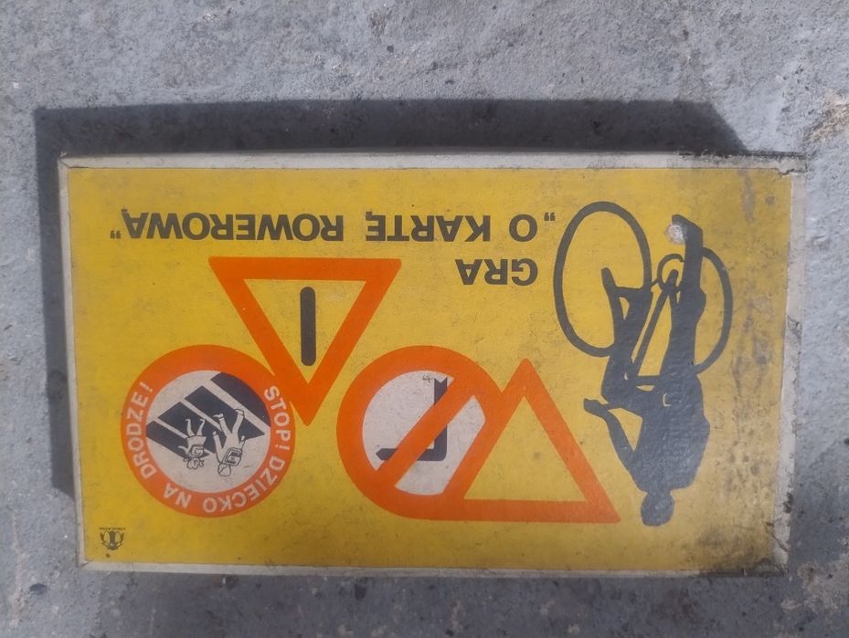 Gra planszowa O kartę rowerową PRL