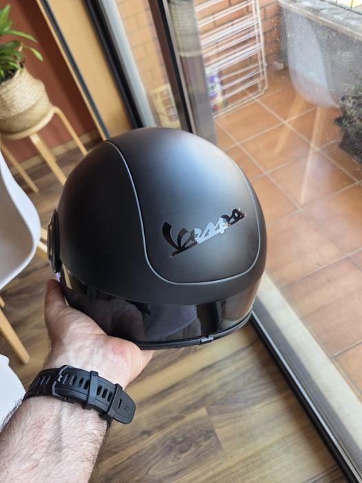 Capacete aberto Vespa c/ viseira para sol - M