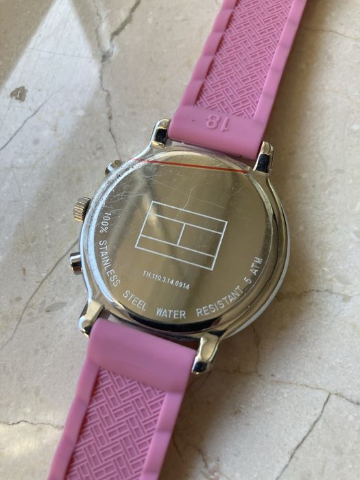 Zegarek Tommy Hilfiger rózowy