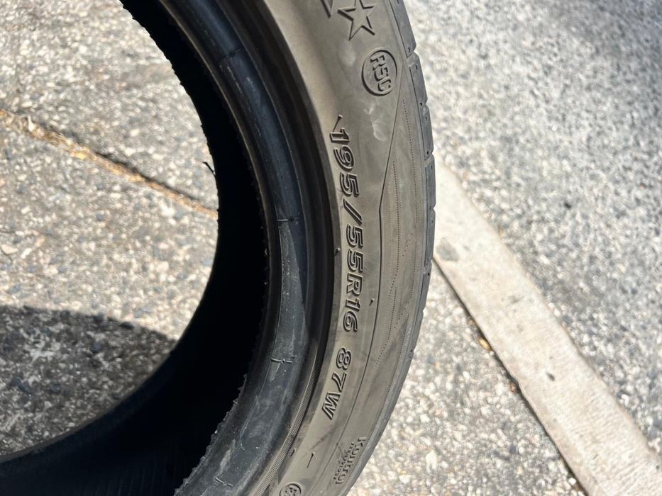 195/55/16 Hankook 2 pneus