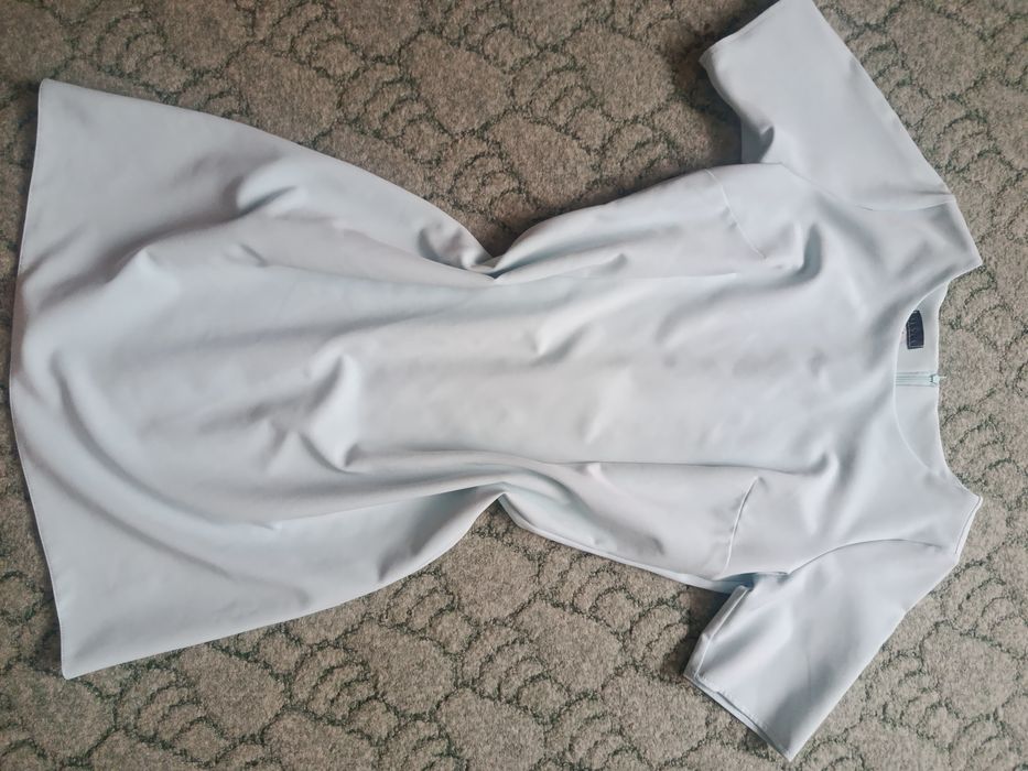 Elegancka turkusowa sukienka XL/XXL  M&M