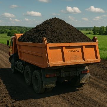 Чернозем. Якісний. Доставка 5-15 тонн.