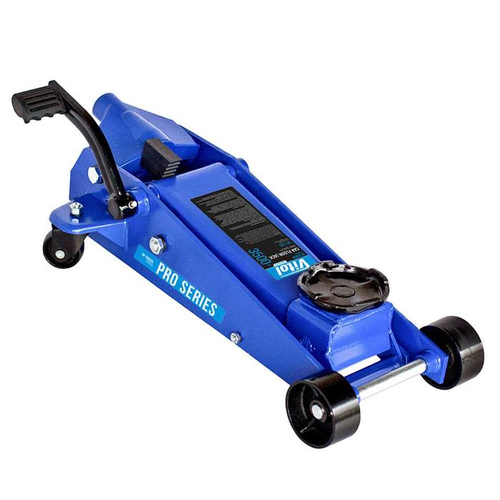 Домкрат гідравлічний підкатний 3,5т 145-500мм з педаллю 38кг DP-35038