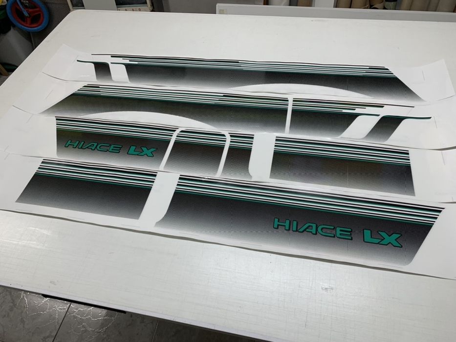 Toyota Hiace kit vinil autocolantes
