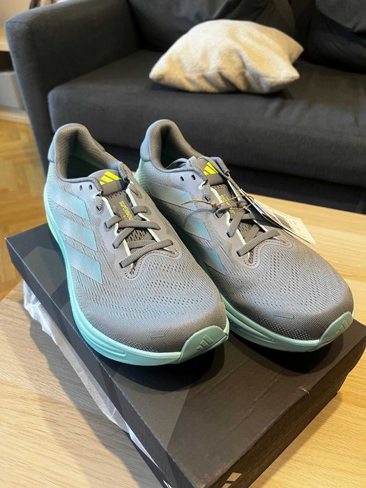 Profesjonalne buty do biegania NOWE - Adidas Supernova Rise 2 Szary - r 40 2/3 (41)