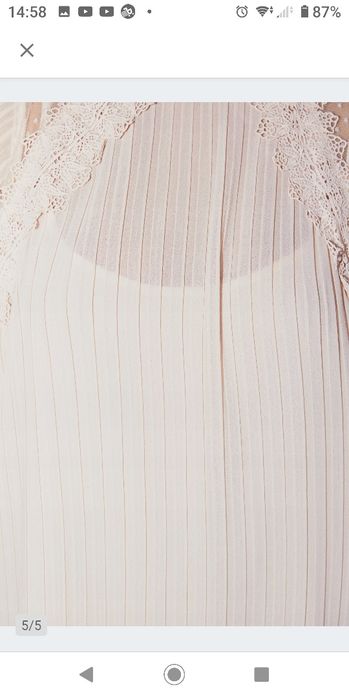 Sukienka zara M plisowana okolicznościowa