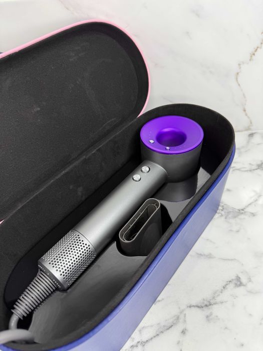 Фен Super Hair Dryer фіолетовий — твоя укладка на рівні салону