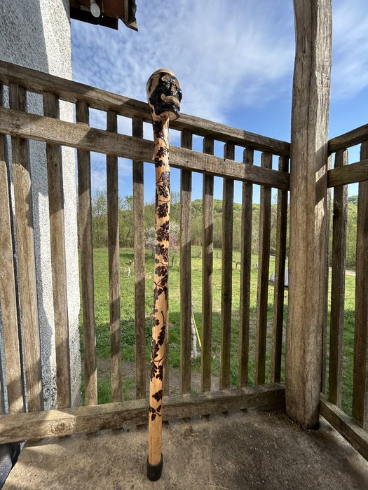 Трость с черепом ручная работа