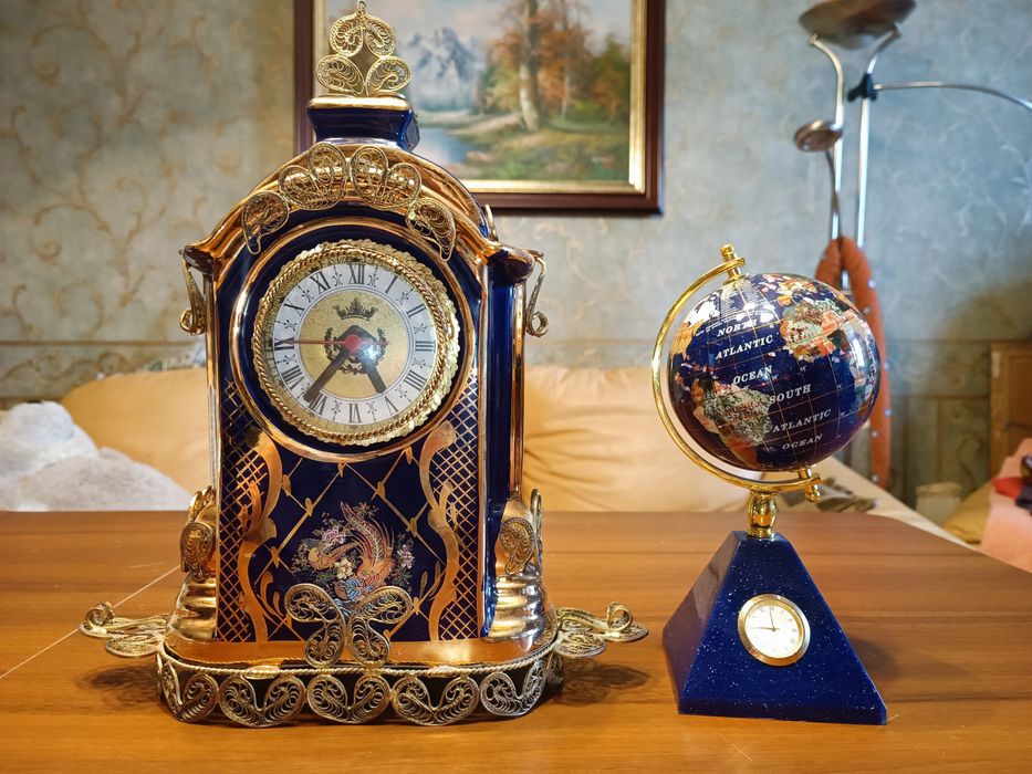 Каминные часы кварцевые