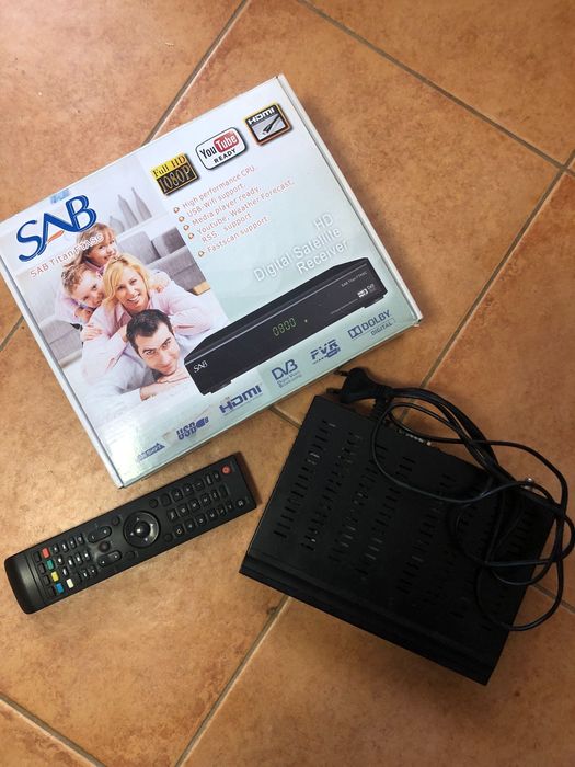 Receptor de Satélite Digital, HD, SAB
