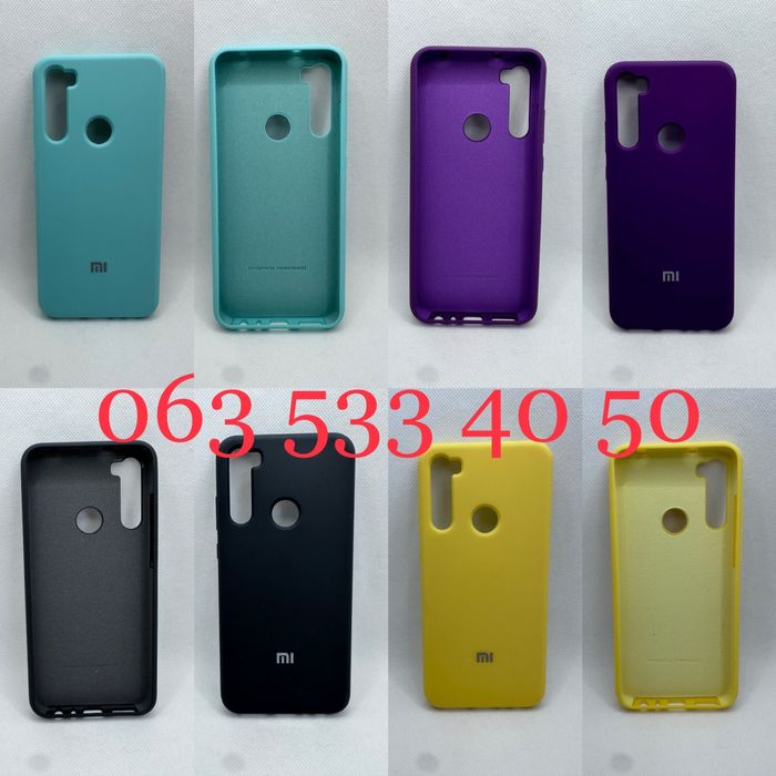 Чехол Silicone cover для xiaomi Redmi Note 8t редми нот 8т софт тач