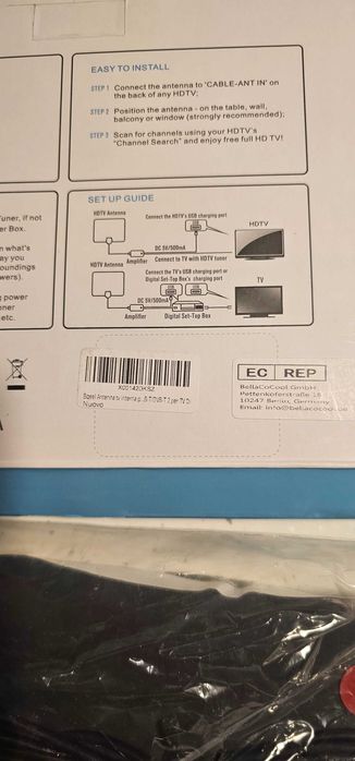 Wewnętrzna antena telewizyjna HD