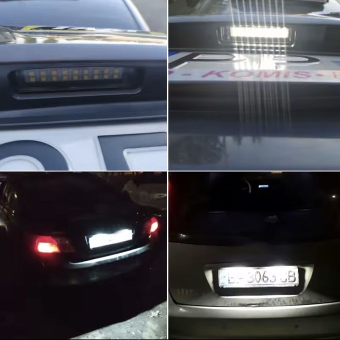 Подсветка номера TOYOTA / LEXUS