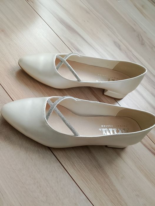Buty Brilu perła