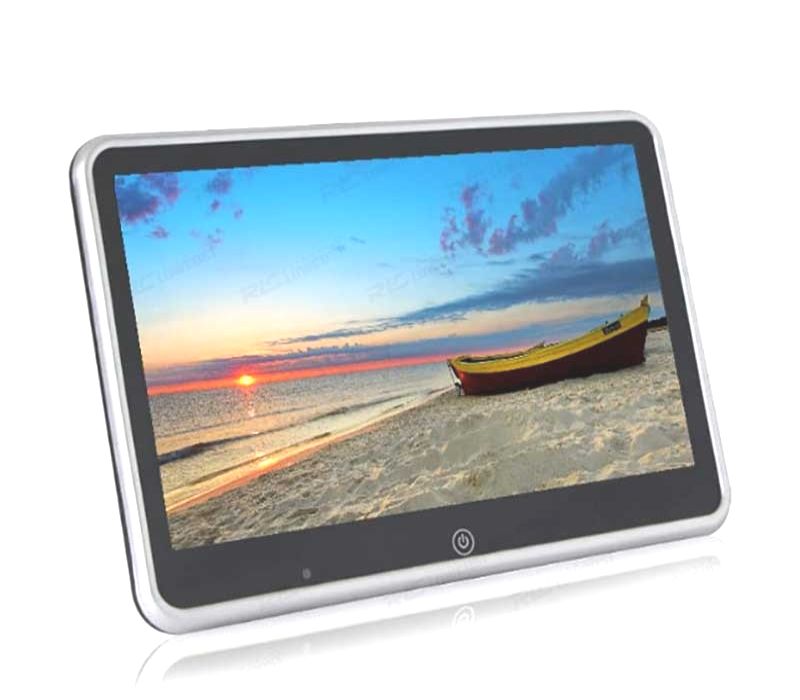 ECRÃ PARA ENCOSTO DE CABEÇA MULTIMEDIA 10 PULGADAS HD TÁCTIL USB SD