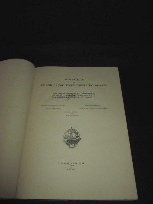Livros História da Colonização Portuguesa do Brasil Edição Monumental