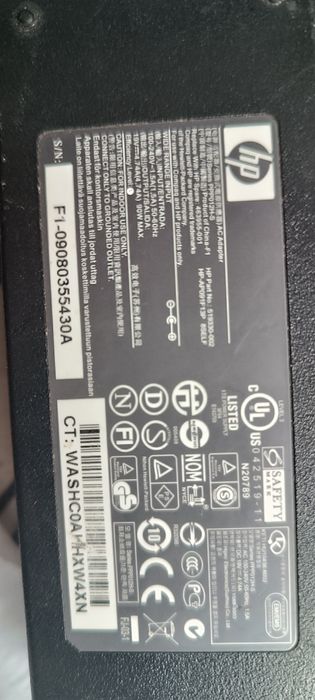 Зарядка HP.. 19 в. 90 ампер бу робоча
