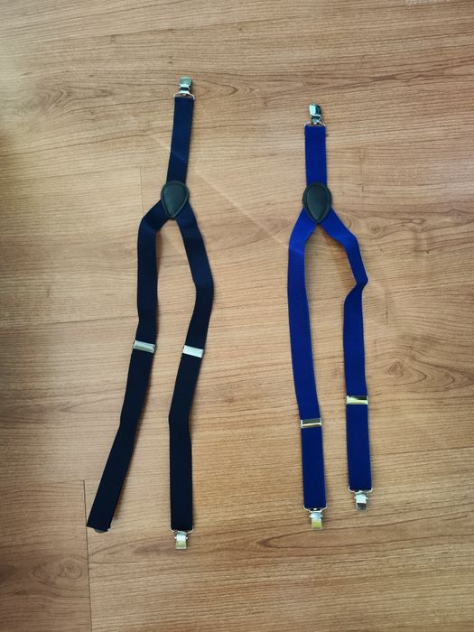 Suspensórios criança azuis