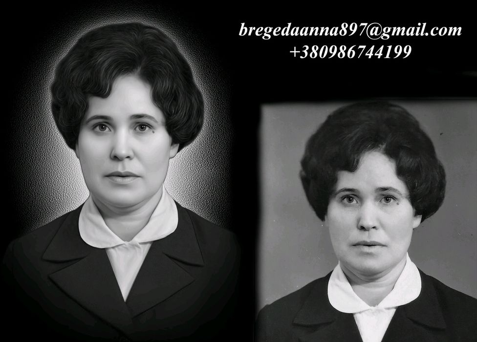 Ретушь фото на пам'ятник