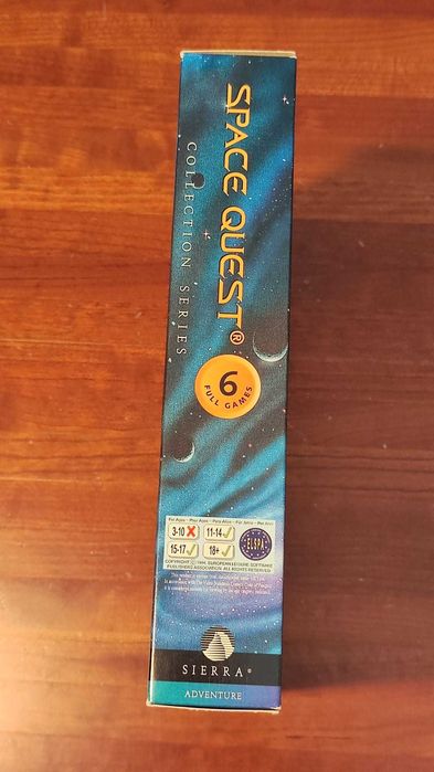 *Novo preço* Jogo PC Space Quest Collection Series 6 Full Games Big Bo