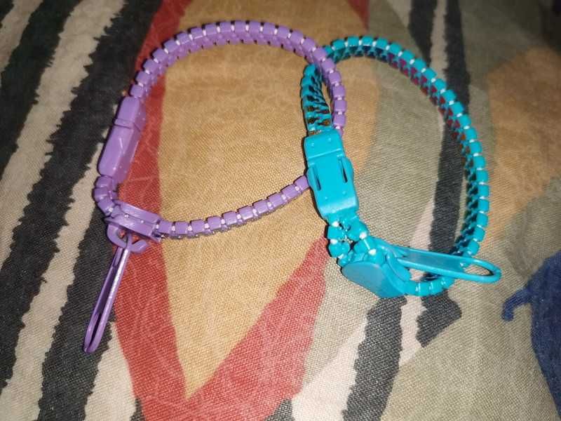 Pulseiras zipper