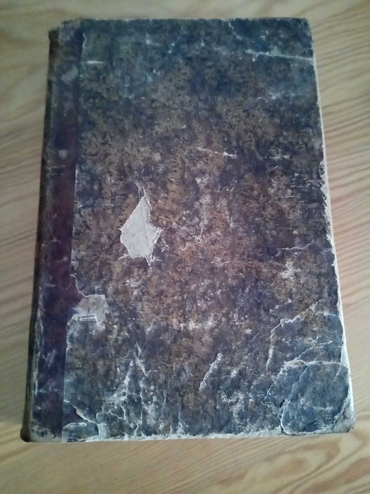 Livro antigo de 1.852 - História de Portugal