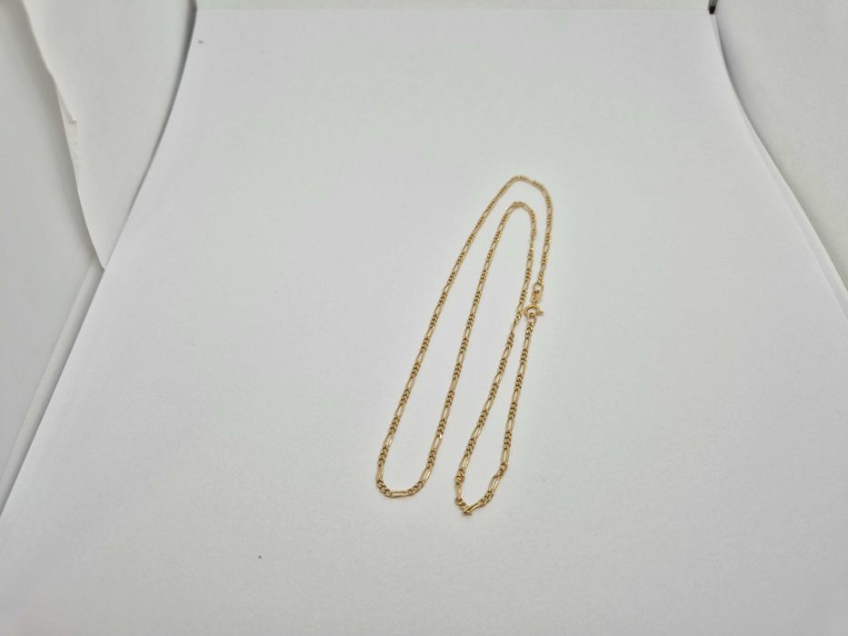 Łańcuszek złoty 3,50g, złoto 14KT, Komis Jasło Czackiego