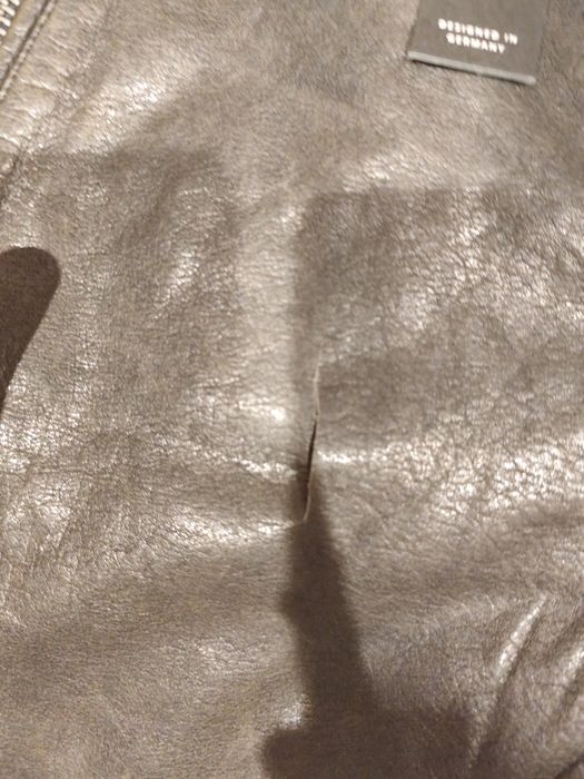 Spodnie skórzane tigha celso Black krowia skóra