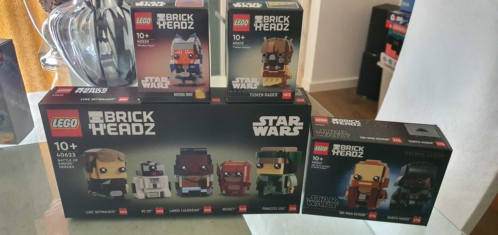 Lego BrickHeadz Bricklink Fortnite GWP Ideas One Piece Simpsons e outros