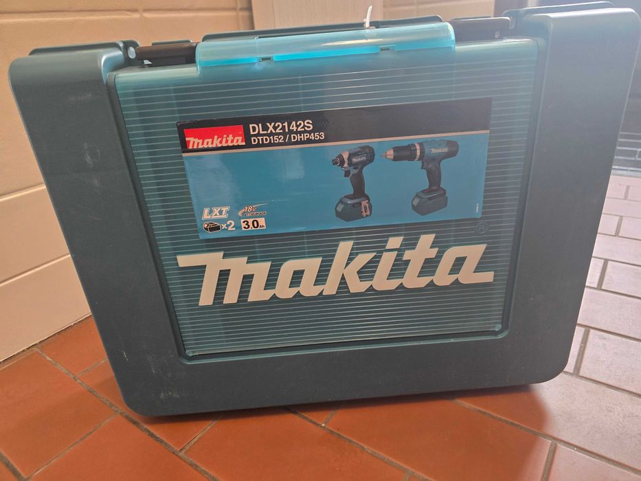 Makita DLX2142S – zestaw 2 elektronarzędzi 18V LXT, 2x akumulator 3.0Ah, walizka