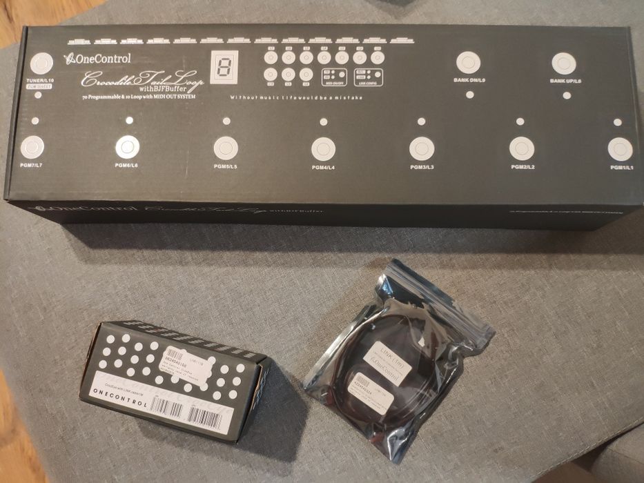One Control Crocodile Tail Loop sterownik gitarowy, looper MIDI