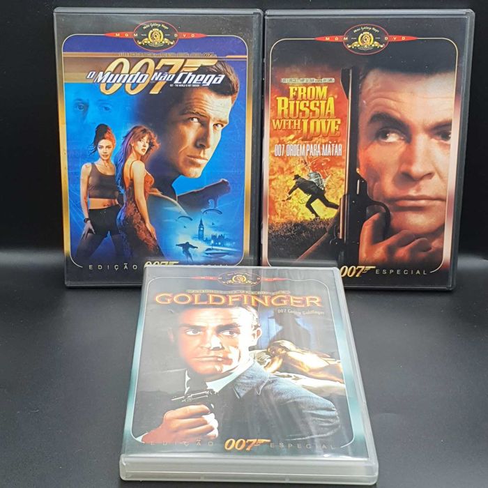Lote DVD - 6 Filmes James Bond 007 - Ref. VI