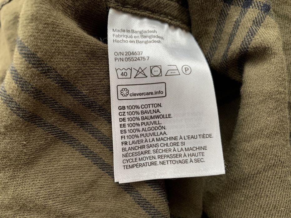Bawełniana koszula w kratę H&M