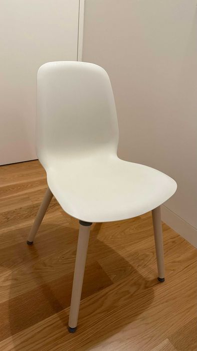 4 Cadeiras IKEA LEIFARNE brancas – muito bom estado