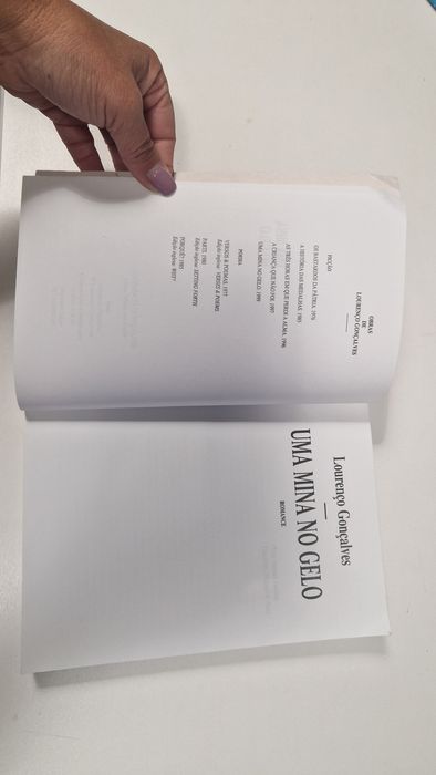 Livro Uma Mina no Gelo, Lourenço Gonçalves