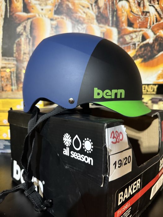 Kask Bern Beker 55,5cm-59cm rozm M wraz z zimowa podpinką