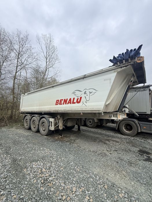 Naczepa wywrota Benalu z wagą