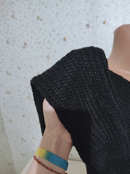 Теплый свитер кофта вязаная женская р  L-48