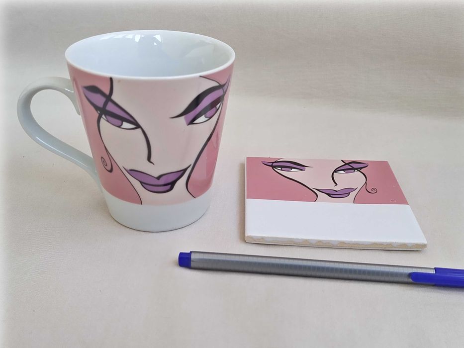 Ceramic Mug and Base64740610604290122