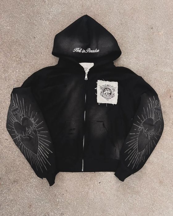 Zip-hoodie Chrome Hearts /opium /y2k