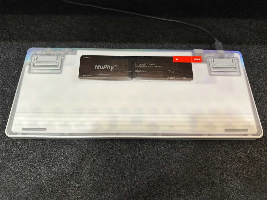 Teclado NuPhy Air75 V3 novo chegou ontem aberto só para testar