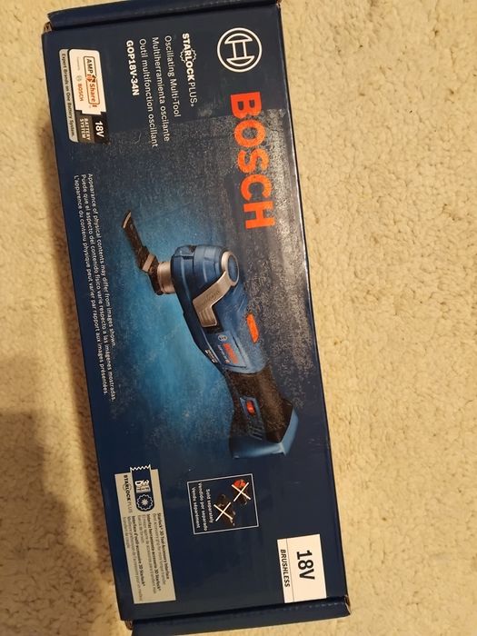 Реноватор  мультітул Bosch Gop 18v-34 185-Li безщітковий акумуляторний