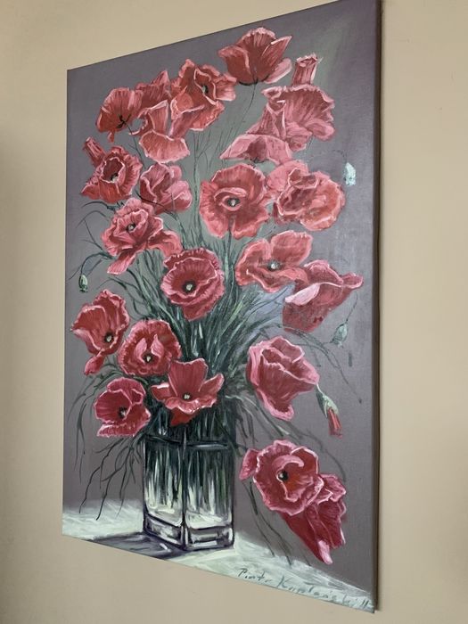 Obraz olejny na płótnie 128x35 Kapłański motyw owoce jabłk