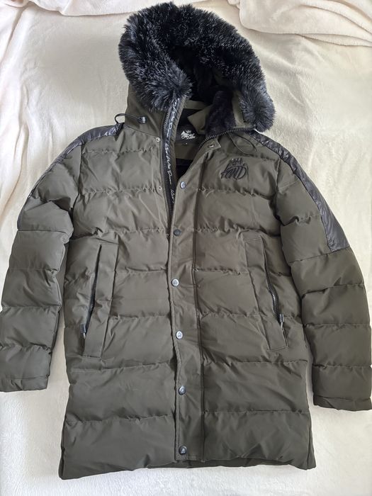 Kings Will Dream męska parka zimowa S z futerkiem